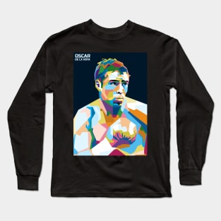 Abstract Oscar Boxing in WPAP Long Sleeve T-Shirt